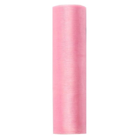Organza Partydeco organza Gładka 0,16x9 [mm x m] różowa (ORP16-081J)