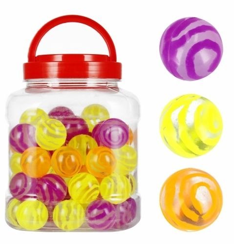 Piłka kauczukowa Mega Creative spirala neon 3cm, 60szt. (536516) Piłka kauczukowa Mega Creative spirala neon 3cm, 60szt. (536516)