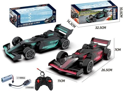 Samochód Adar F1 na radio, 1:16, 4 funkcje, ładowarka USB (600195) Samochód Adar F1 na radio, 1:16, 4 funkcje, ładowarka USB (600195)