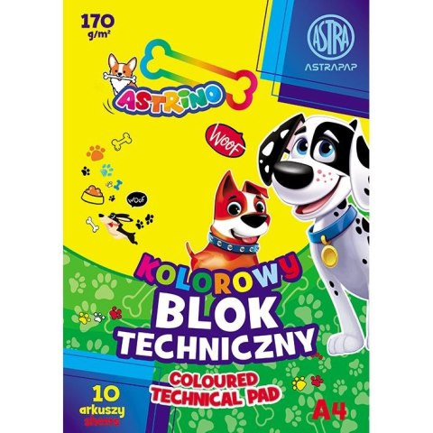 Blok techniczny Artpack ASTRINO A4 mix 170g 10k (106021014) Blok techniczny Artpack ASTRINO A4 mix 170g 10k (106021014)