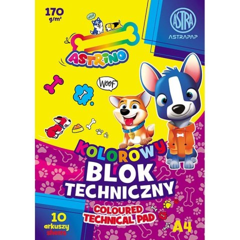Blok techniczny Artpack ASTRINO A4 mix 170g 10k (106021014) Blok techniczny Artpack ASTRINO A4 mix 170g 10k (106021014)