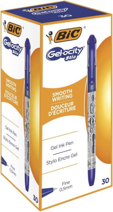 Długopis żelowy Bic GEL_OCITY niebieski 0,5mm Długopis żelowy Bic GEL_OCITY niebieski 0,5mm