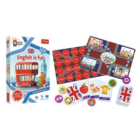 Gra edukacyjna Trefl Mistrz Wiedzy English is Fun (01954) Gra edukacyjna Trefl Mistrz Wiedzy English is Fun (01954)