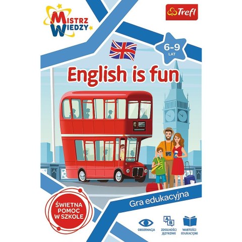 Gra edukacyjna Trefl Mistrz Wiedzy English is Fun (01954) Gra edukacyjna Trefl Mistrz Wiedzy English is Fun (01954)