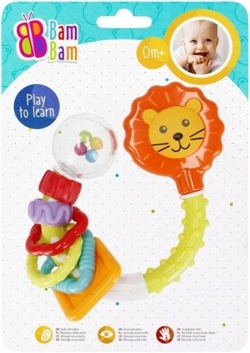 Grzechotka Bam Bam lwiątko (521379) Grzechotka Bam Bam lwiątko (521379)