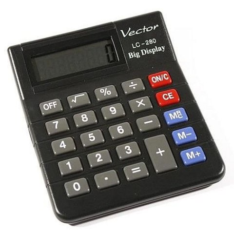 Kalkulator na biurko Vector (KAV LC-280) Kalkulator na biurko Vector (KAV LC-280)