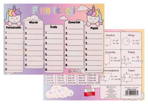 Plan lekcji Cresco JEDNOROŻEC (224209) Plan lekcji Cresco JEDNOROŻEC (224209)