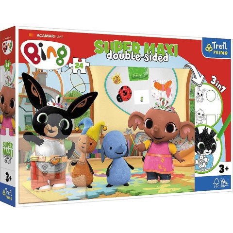 Puzzle Trefl Bing Super maxi Bing z przyjaciółmi 24 el. (41003) Puzzle Trefl Bing Super maxi Bing z przyjaciółmi 24 el. (41003)