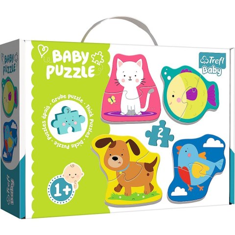 Puzzle Trefl puzzle baby classic zwierzatka 2 el. (36074) Puzzle Trefl puzzle baby classic zwierzatka 2 el. (36074)
