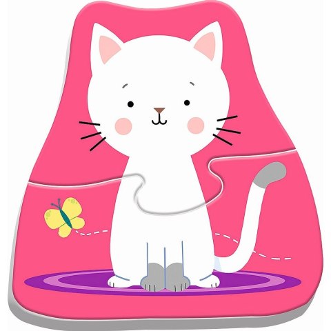 Puzzle Trefl puzzle baby classic zwierzatka 2 el. (36074) Puzzle Trefl puzzle baby classic zwierzatka 2 el. (36074)