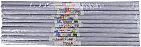Bibuła marszczona Fun&Joy marszczona 31 srebrna 500mm x 2000mm Bibuła marszczona Fun&Joy marszczona 31 srebrna 500mm x 2000mm