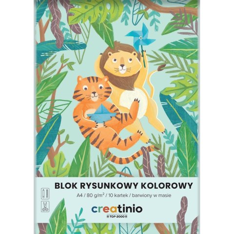 Blok rysunkowy Top 2000 A4 kolorowy 80g 10k (400176665) Blok rysunkowy Top 2000 A4 kolorowy 80g 10k (400176665)