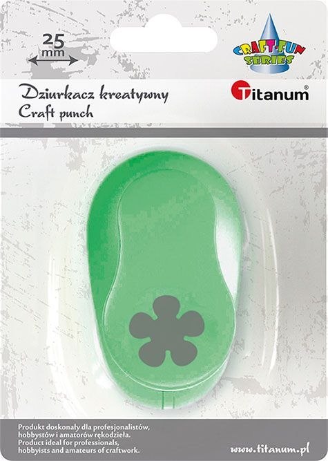 Dziurkacz ozdobny Titanum Craft-Fun Series 25mm kwiat (T-8810-118e) Dziurkacz ozdobny Titanum Craft-Fun Series 25mm kwiat (T-8810-118e)