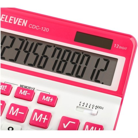 Kalkulator na biurko Eleven (CDC120WH-RDE) Kalkulator na biurko Eleven (CDC120WH-RDE)