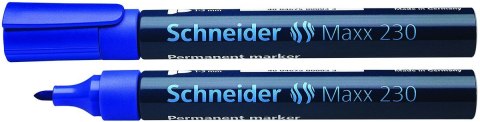 Marker permanentny Schneider Maxx 130, niebieski 1,0-3,0mm okrągła końcówka (SR123003) Marker permanentny Schneider Maxx 130, niebieski 1,0-3,0mm okrągła końcówka (SR123003)