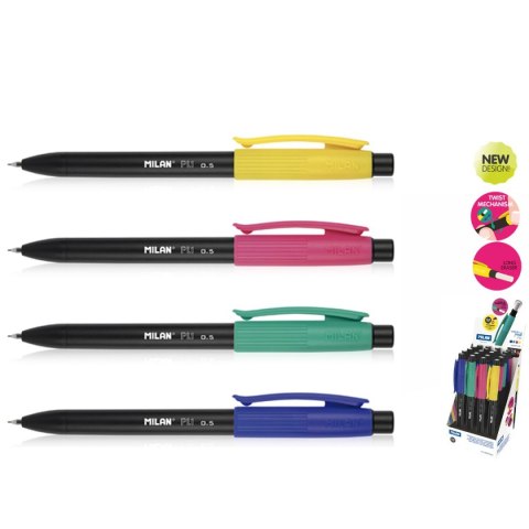 Ołówek automatyczny Milan PL1 Touch 0,5mm (185010920) Ołówek automatyczny Milan PL1 Touch 0,5mm (185010920)
