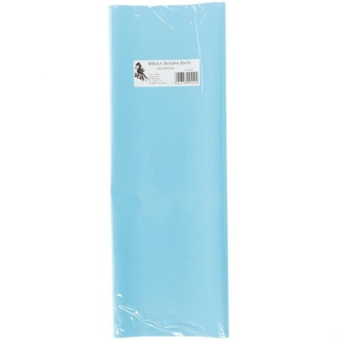 Bibuła gładka lazurowa gładka lazurowa 700mm x 500mm (20) Bibuła gładka lazurowa gładka lazurowa 700mm x 500mm (20)