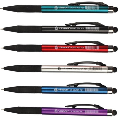 Długopis olejowy Vinson SCHOLAR 901 niebieski 0,7mm Długopis olejowy Vinson SCHOLAR 901 niebieski 0,7mm