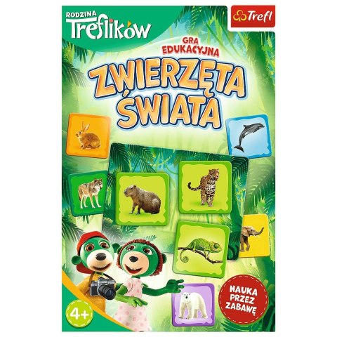 Gra edukacyjna Trefl Zwierzęta świata - Rodzina Treflików (02337) Gra edukacyjna Trefl Zwierzęta świata - Rodzina Treflików (02337)