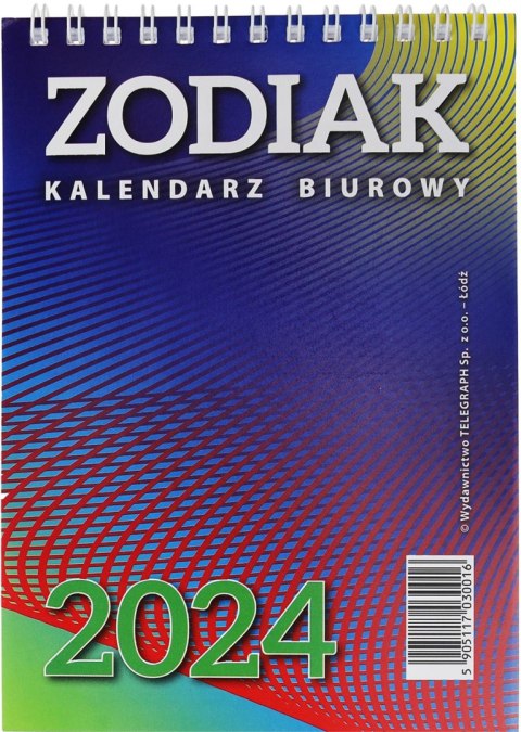 Kalendarz biurkowy Wydawnictwo Telegraph Zodiak biurkowy stojący 118mm x 193mm (H6) Kalendarz biurkowy Wydawnictwo Telegraph Zodiak biurkowy stojący 118mm x 193mm (H6)