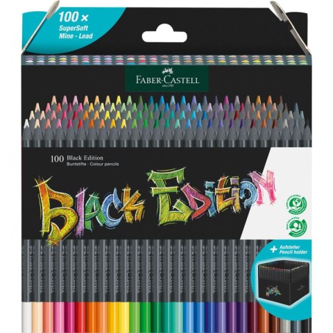 Kredki ołówkowe Faber Castell Black Edition 100 kol. (116411 FC) Kredki ołówkowe Faber Castell Black Edition 100 kol. (116411 FC)
