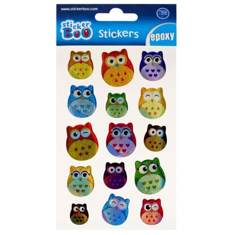 Naklejka (nalepka) Stickerboo S-Boo Epoxy Sowy (493729) Naklejka (nalepka) Stickerboo S-Boo Epoxy Sowy (493729)