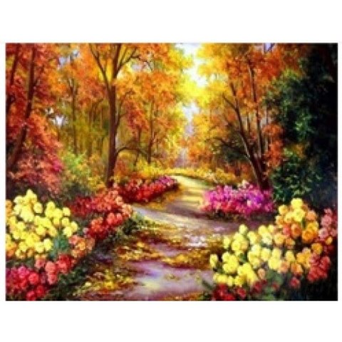 Zestaw kreatywny Norimpex Diamentowa mozaika ścieżka w parku 40x30cm (NO-1006303) Zestaw kreatywny Norimpex Diamentowa mozaika ścieżka w parku 40x30cm (NO-1006303)