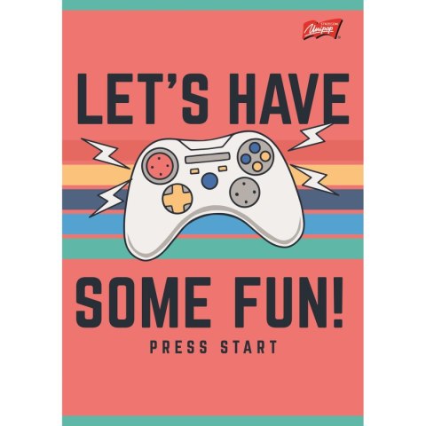Zeszyt Unipap Lets Play A5 32k. 70g podwójna linia kolor Zeszyt Unipap Lets Play A5 32k. 70g podwójna linia kolor