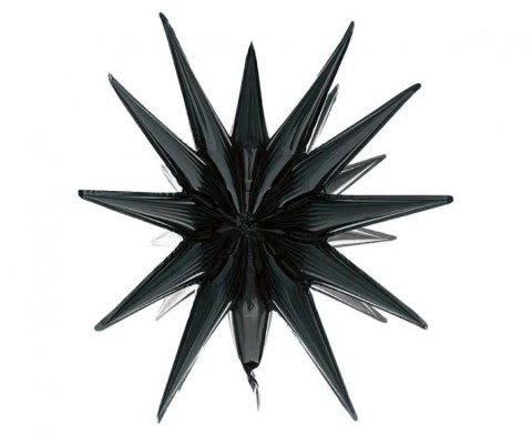 Balon foliowy Godan Gwiazda 3D czarna matowa, 50x46cm (FG-G3CM) Balon foliowy Godan Gwiazda 3D czarna matowa, 50x46cm (FG-G3CM)