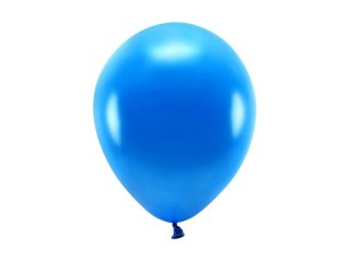 Balon gumowy Partydeco Metalizowane Eco Balloons granatowy 260mm (ECO26M-074)