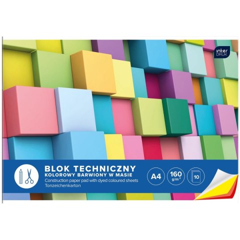 Blok techniczny Interdruk bloki A4 biały 160g 10k (BLTK) Blok techniczny Interdruk bloki A4 biały 160g 10k (BLTK)