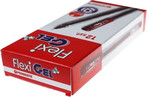 Długopis Penmate FLEXI GEL żelowy czerwony czerwone 0,6mm (TT8502) Długopis Penmate FLEXI GEL żelowy czerwony czerwone 0,6mm (TT8502)