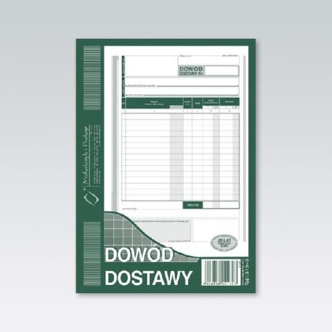 Druk samokopiujący Michalczyk i Prokop Dowód dostawy A5 80k. (315-3) Druk samokopiujący Michalczyk i Prokop Dowód dostawy A5 80k. (315-3)