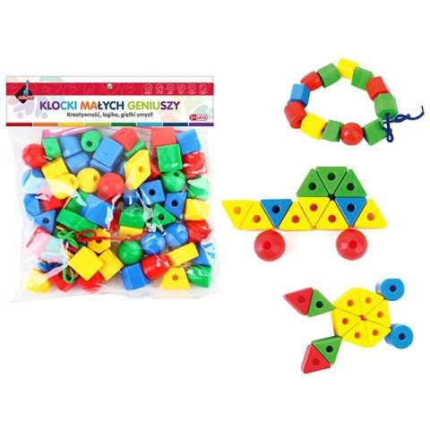 Klocki pozostałe Askato geometryczne 62 elementy (112558) Klocki pozostałe Askato geometryczne 62 elementy (112558)