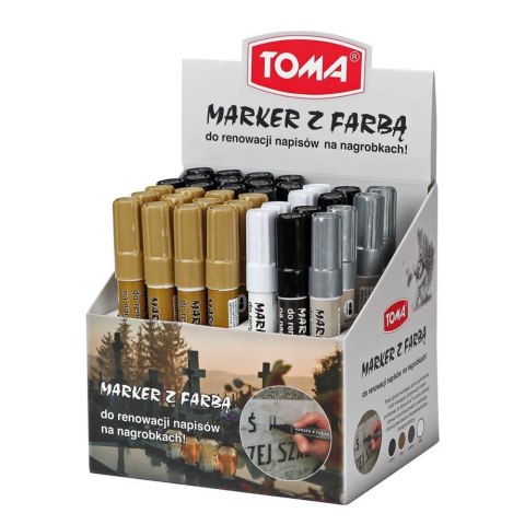 Marker specjalistyczny Toma mix, mix 2,5mm okrągła końcówka Marker specjalistyczny Toma mix, mix 2,5mm okrągła końcówka