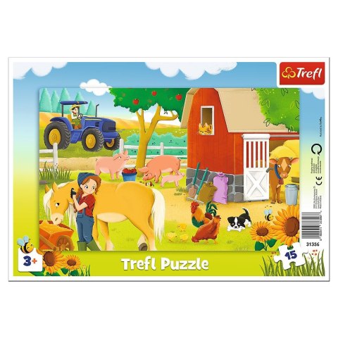 Puzzle Trefl Na farmie 15 el. (31356) Puzzle Trefl Na farmie 15 el. (31356)