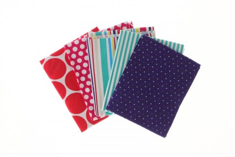 Zestaw dekoracyjny Papiermania zestaw tkanin bawełnianych capsule spots & stripes brights 5szt (pma-358401) Zestaw dekoracyjny Papiermania zestaw tkanin bawełnianych capsule spots & stripes brights 5szt (pma-358401)