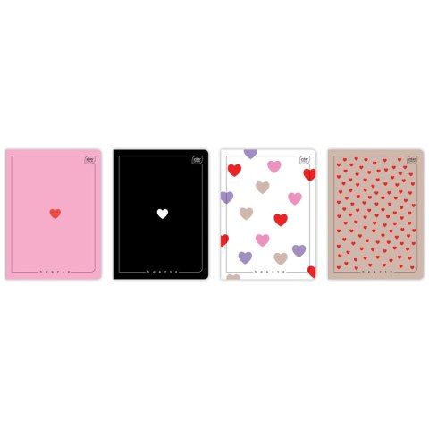 Zeszyt Interdruk UV HEARTS A5 60# A5 60k. 70g krata (5902277326775) Zeszyt Interdruk UV HEARTS A5 60# A5 60k. 70g krata (5902277326775)
