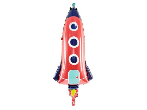 Balon foliowy Partydeco Rakieta, 44x115cm, mix 45cal (FB61) Balon foliowy Partydeco Rakieta, 44x115cm, mix 45cal (FB61)