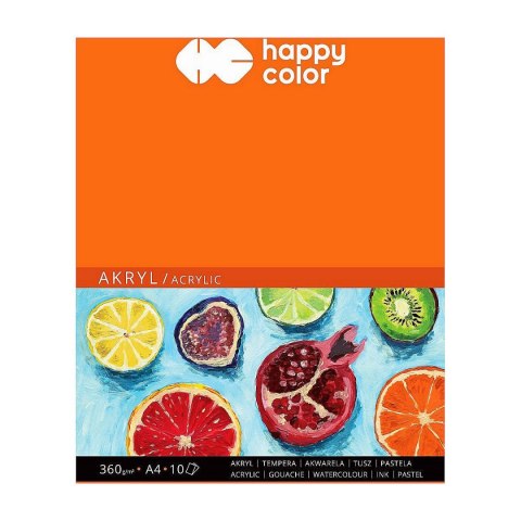 Blok artystyczny Happy Color A4 360g 10k (HA 7836 2030-A10) Blok artystyczny Happy Color A4 360g 10k (HA 7836 2030-A10)