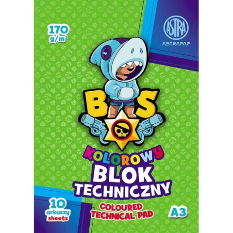 Blok techniczny Astrapap BS&Unicorn ASTRAPAP A3 mix 170g 10k (106021008) Blok techniczny Astrapap BS&Unicorn ASTRAPAP A3 mix 170g 10k (106021008)