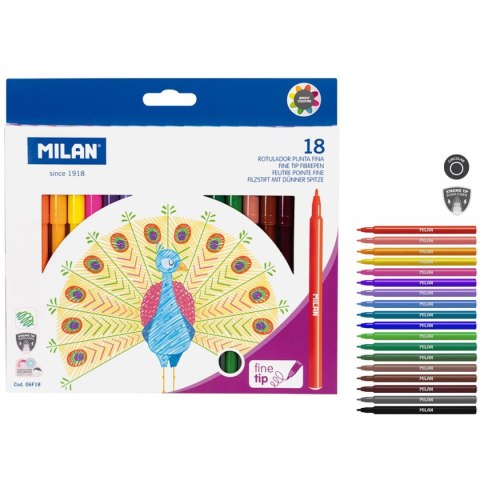 Flamaster Milan 18 kol. (06F18) Flamaster Milan 18 kol. (06F18)
