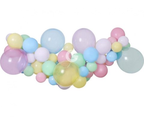 Girlanda Godan balonowa pastelowa 65szt. (031324) Girlanda Godan balonowa pastelowa 65szt. (031324)