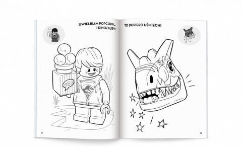 Książka dla dzieci Ameet LEGO® Jurassic World™. Kolorowanka z Naklejkami Książka dla dzieci Ameet LEGO® Jurassic World™. Kolorowanka z Naklejkami