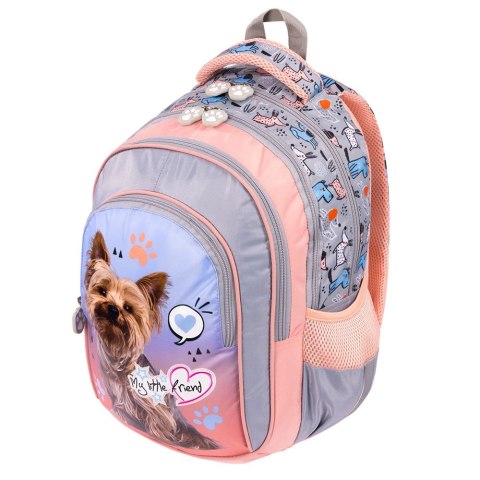 Plecak Bambino My Little Friend Kitty GREY YORK 5903235668456 4-KOMORY (BPL-58) Plecak Bambino My Little Friend Kitty GREY YORK 5903235668456 4-KOMORY (BPL-58)
