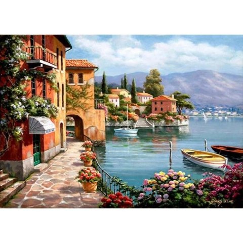 Zestaw kreatywny Norimpex malowanie po numerach - uliczka nad morzem 40x50cm (NO-1005588) Zestaw kreatywny Norimpex malowanie po numerach - uliczka nad morzem 40x50cm (NO-1005588)