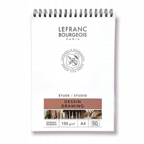 Blok artystyczny Lefranc&Bourgeois Studio na spirali A4 150g 50k (301335) Blok artystyczny Lefranc&Bourgeois Studio na spirali A4 150g 50k (301335)