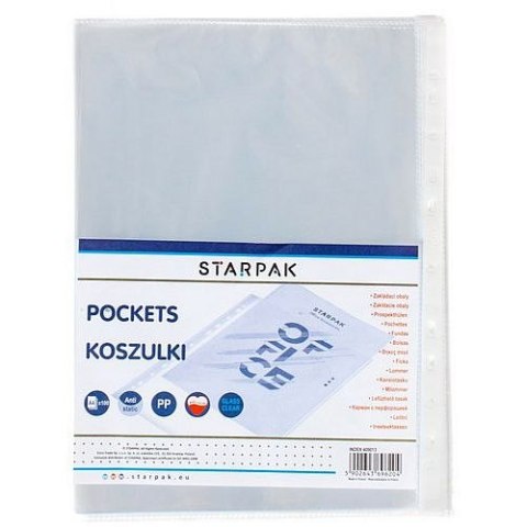Koszulki na dokumenty Starpak A4 kolor: przezroczysta (409013) Koszulki na dokumenty Starpak A4 kolor: przezroczysta (409013)