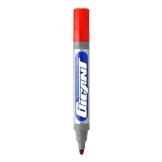 Marker suchościeralny Kamet GIGANT, czerwony 1,5-2,5mm okrągła końcówka (K-1102)