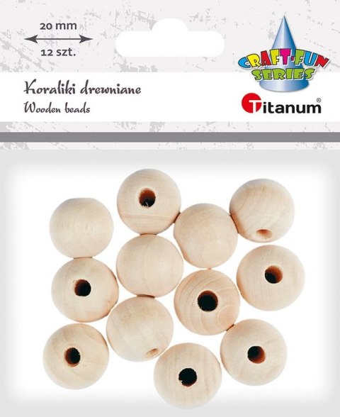 Ozdoba drewniana Titanum Craft-Fun Series koraliki (390601) Ozdoba drewniana Titanum Craft-Fun Series koraliki (390601)